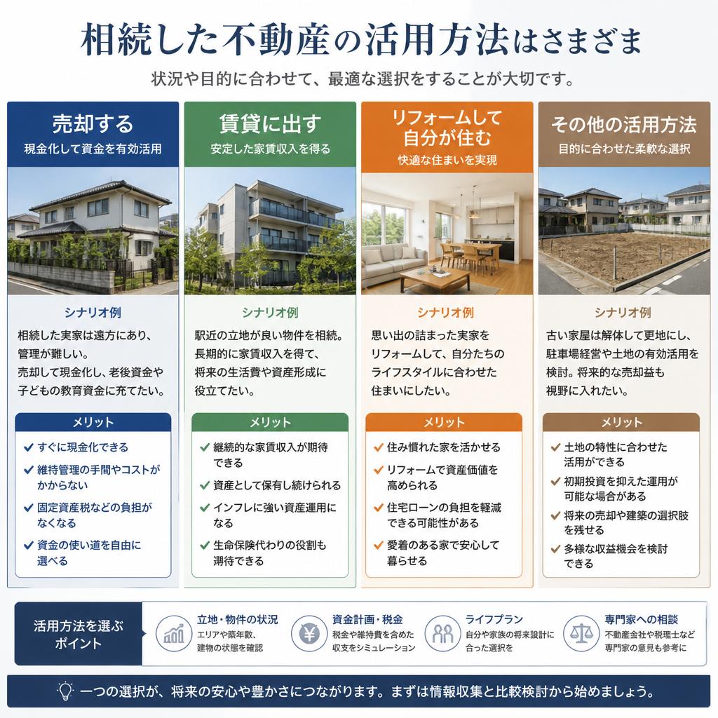 相続不動産の有効活用法