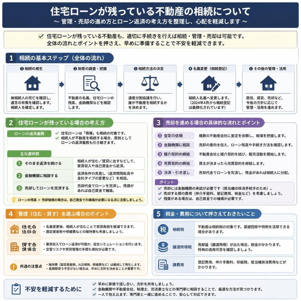 住宅ローンが残る場合の対処法