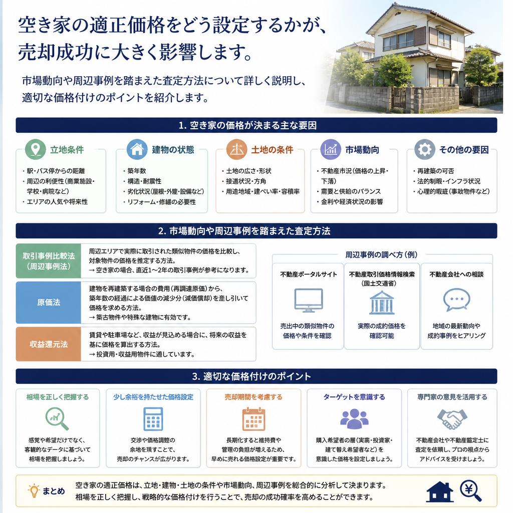 適正価格の設定は売却成功のカギ