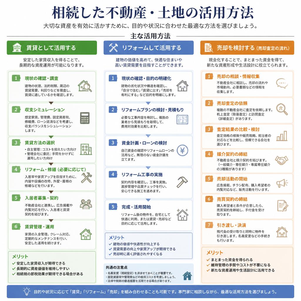 資産運用の選択肢—土地活用と売却査定—