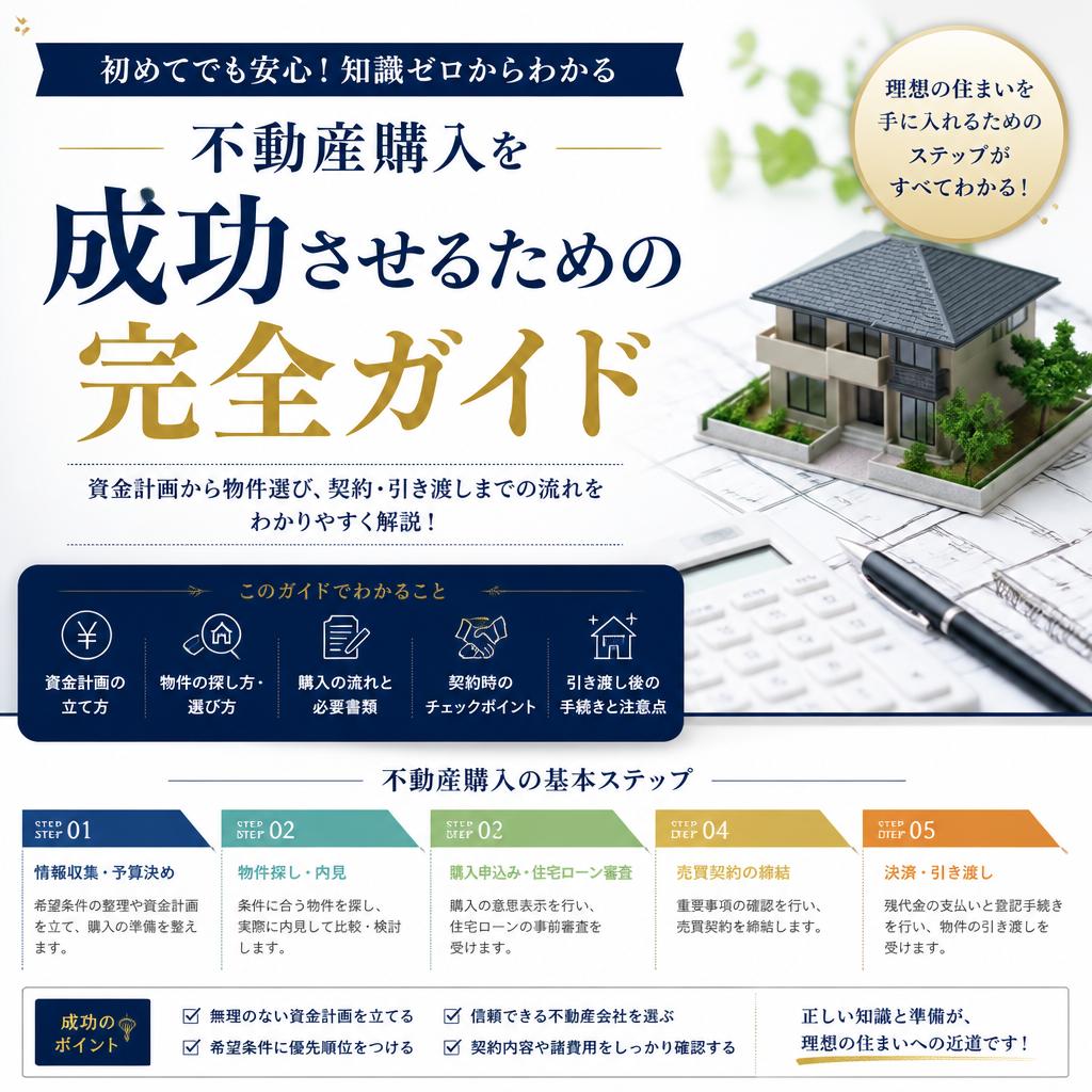 不動産購入を成功させるための完全ガイド