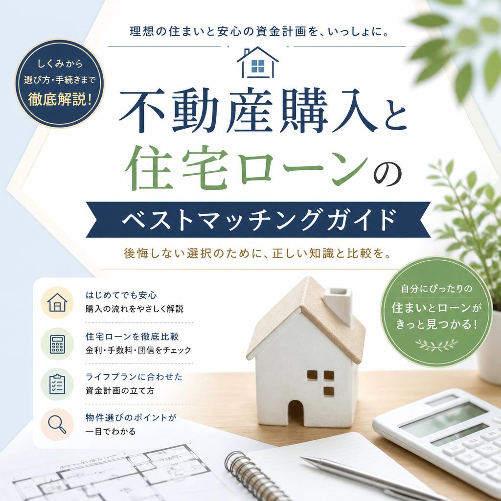 不動産購入と住宅ローンのベストマッチングガイド