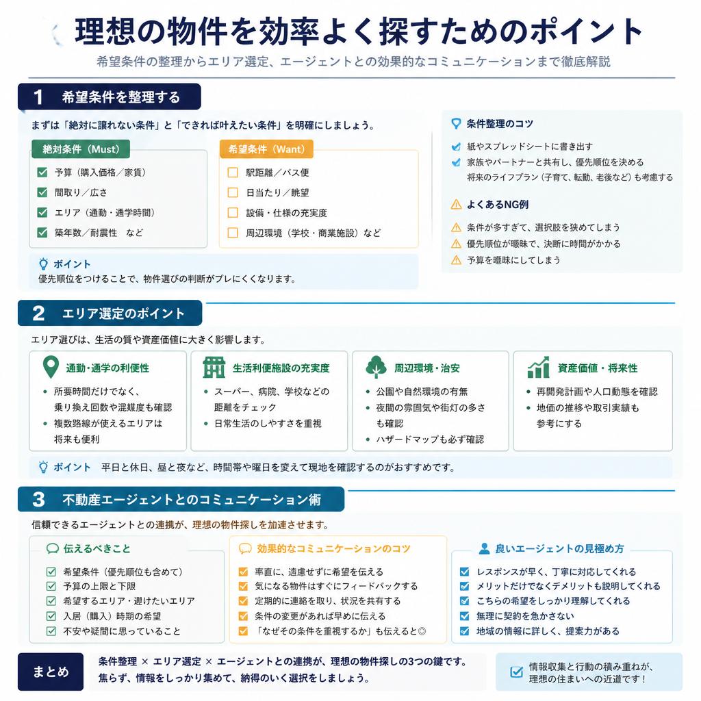 2. 理想の物件を探す方法