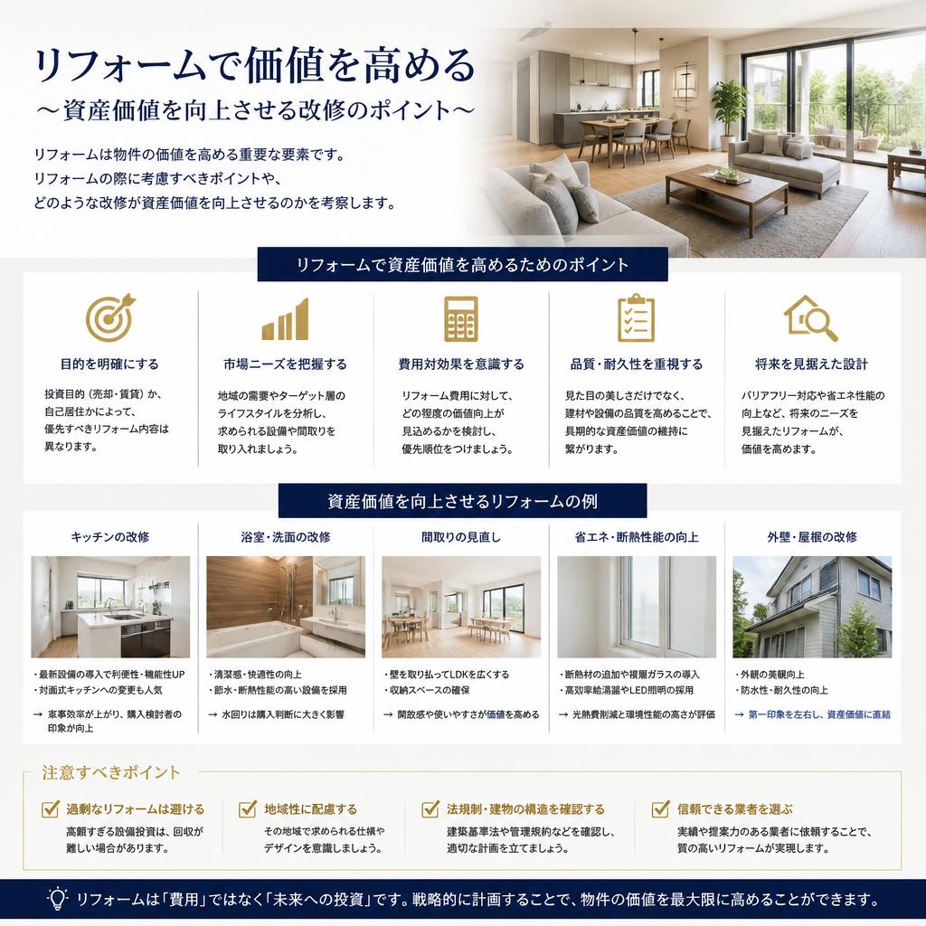 4. リフォームと資産価値のアップ