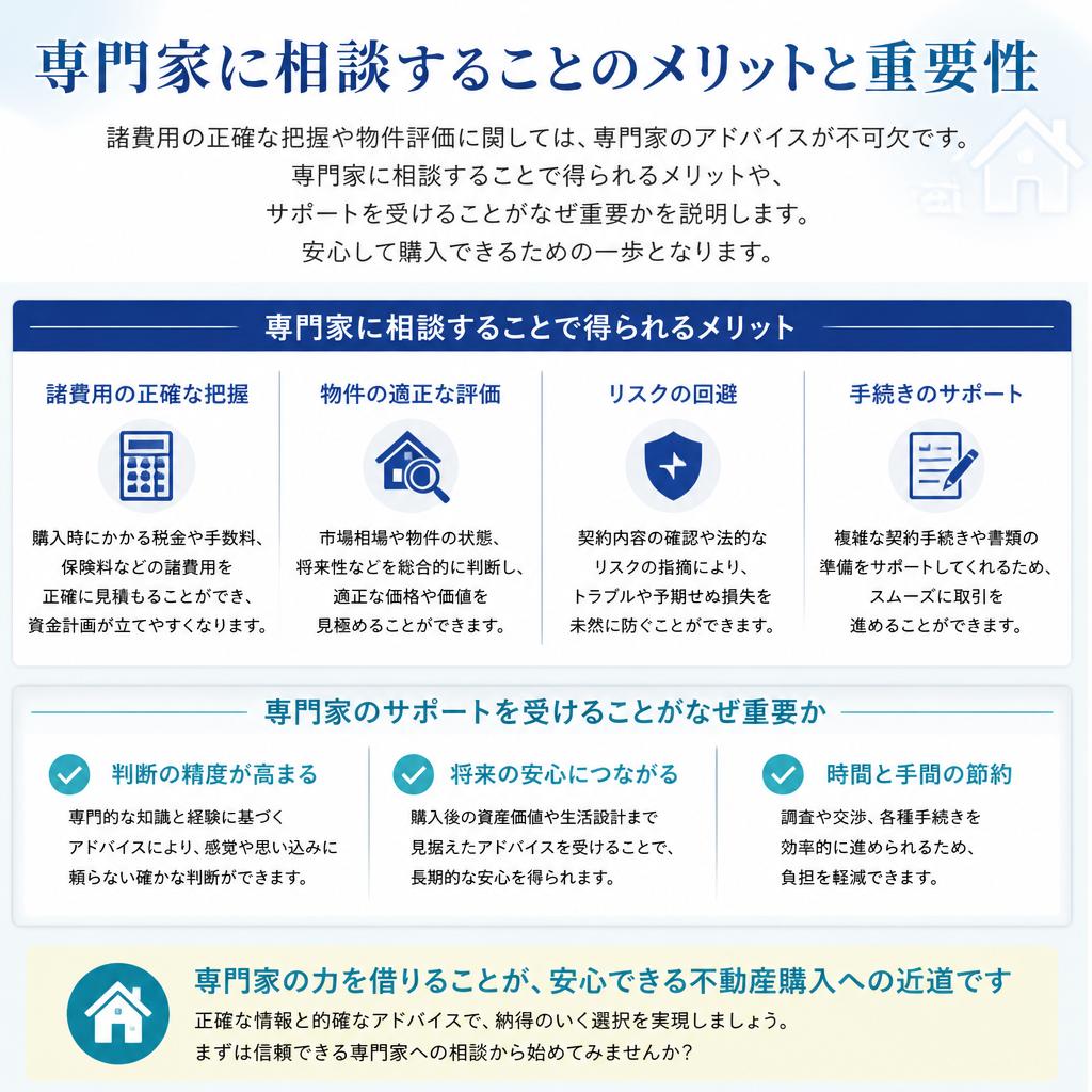 専門家への相談のメリット