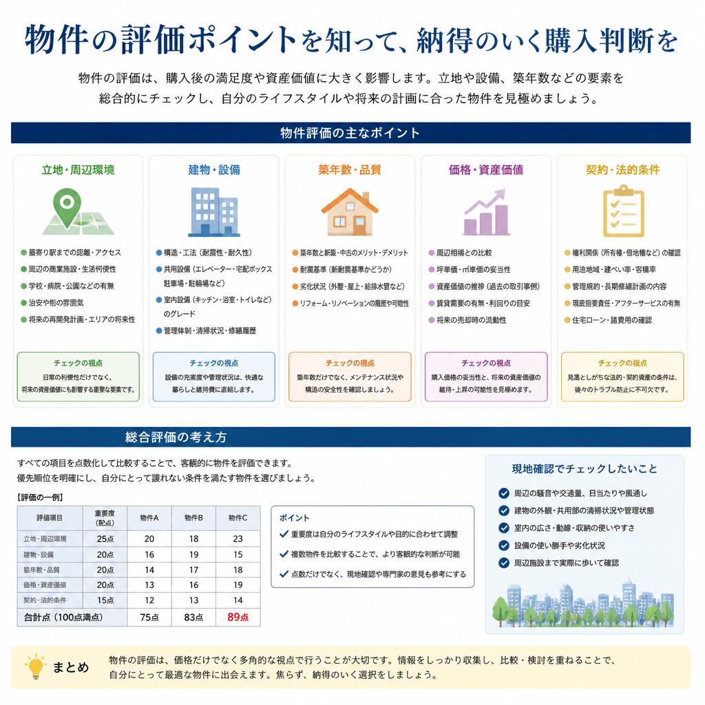 物件評価のポイント