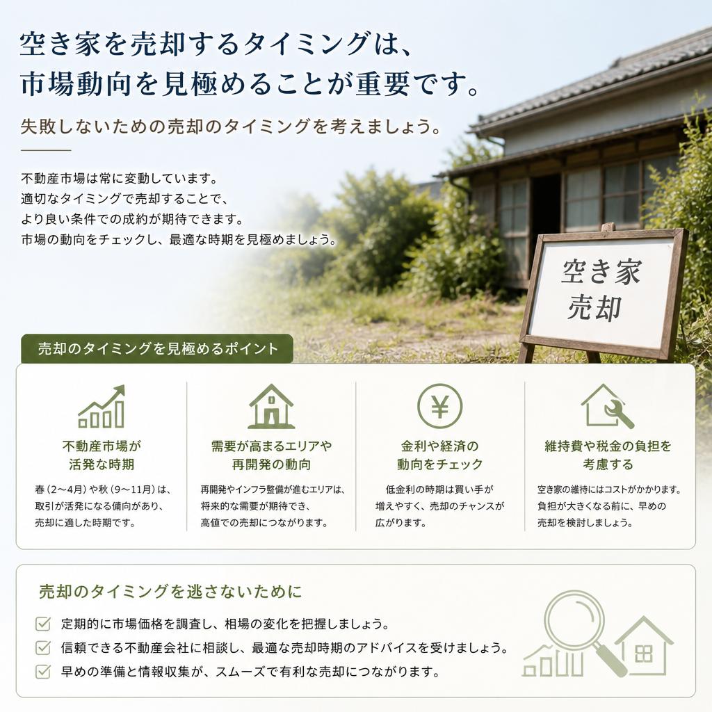 3. 売却のタイミングと市場動向