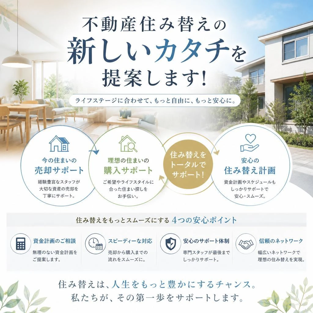 不動産住み替えの新しいカタチを提案します！