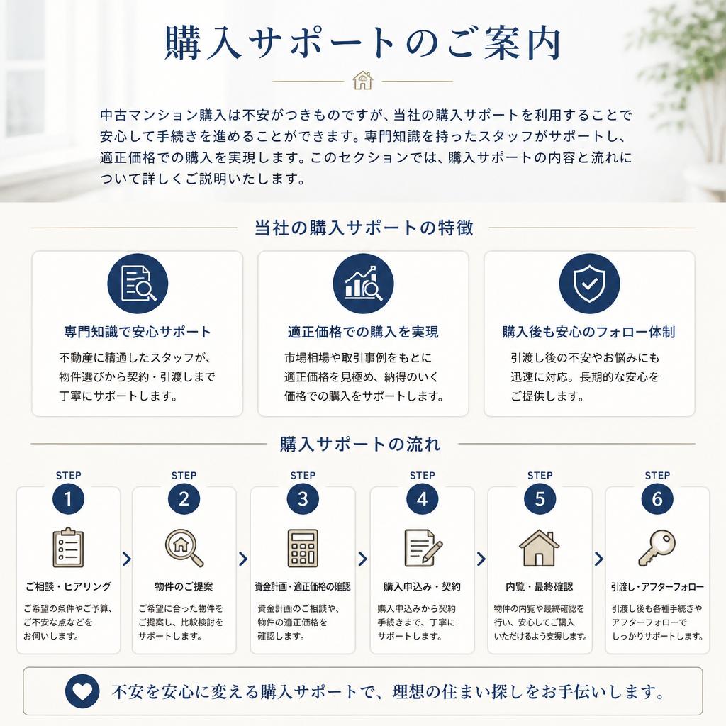 購入サポートの重要性