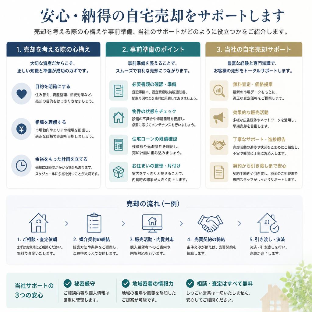 3. 自宅売却サポートの重要性