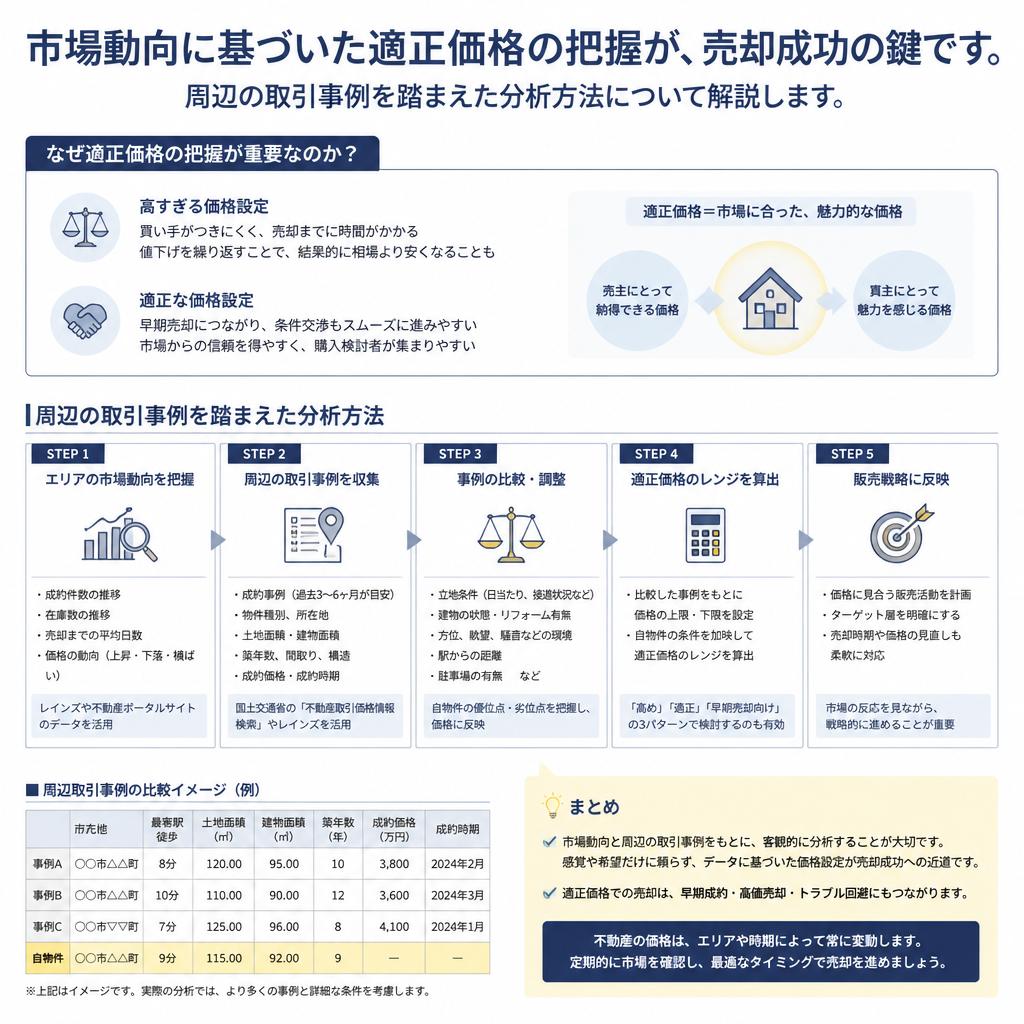 市場分析で適正価格を見極める