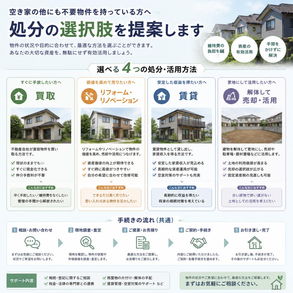 不要物件の処分法