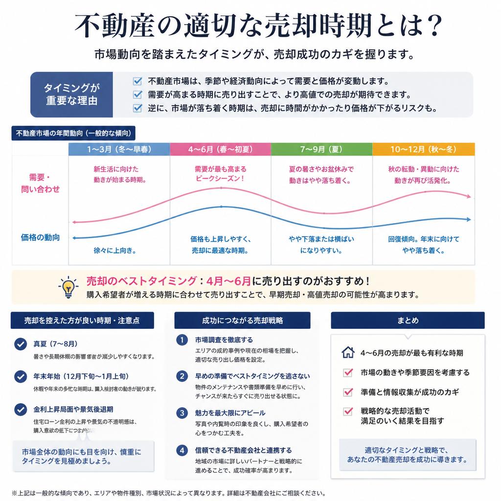 売却を検討する最適な時期とは