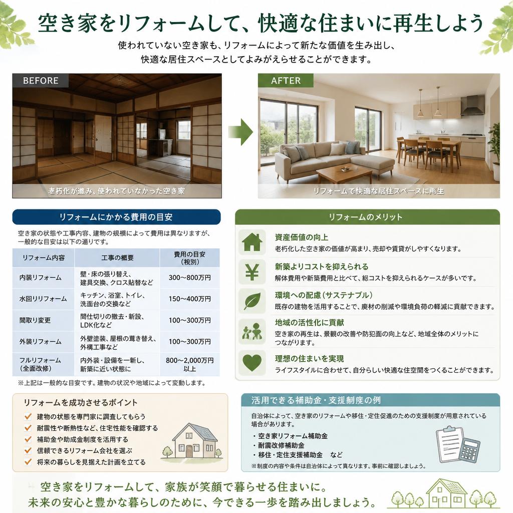 リフォームで新たな価値を生む