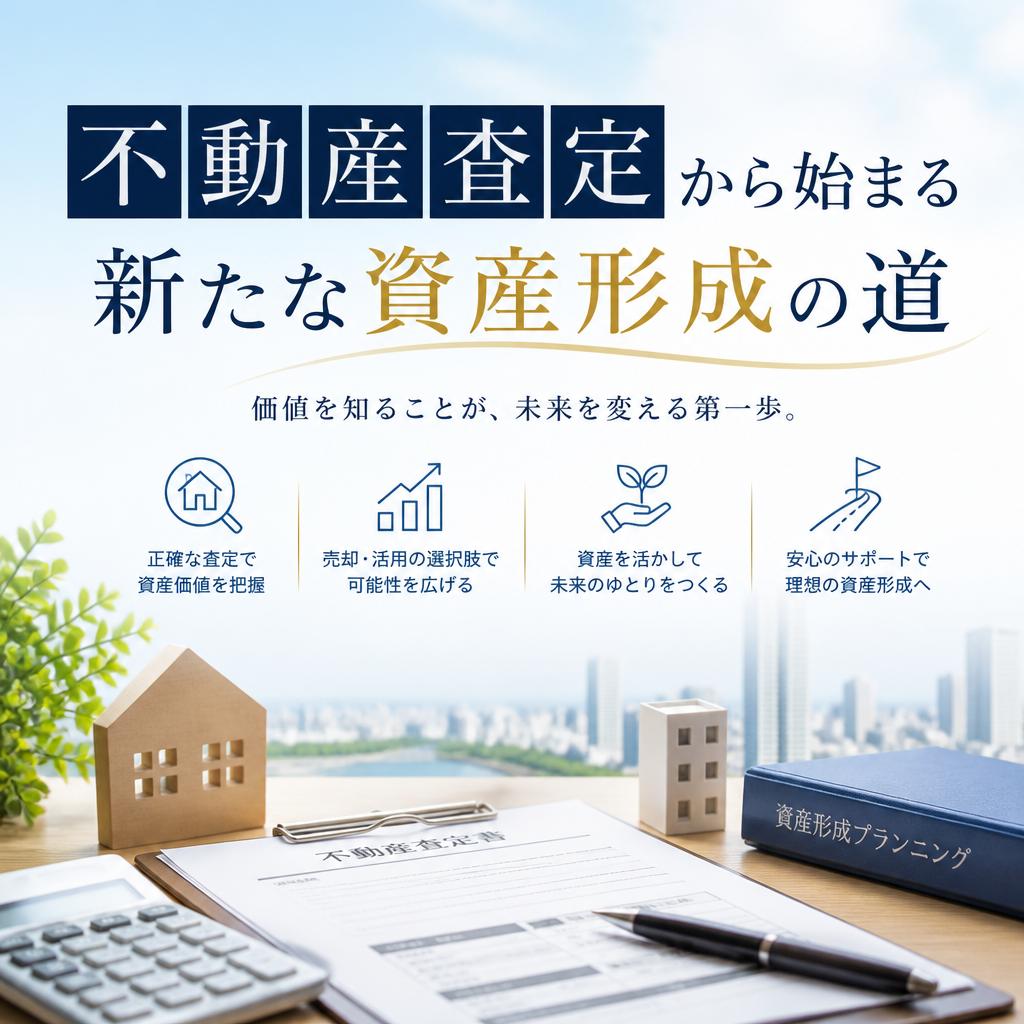 不動産査定から始まる新たな資産形成の道