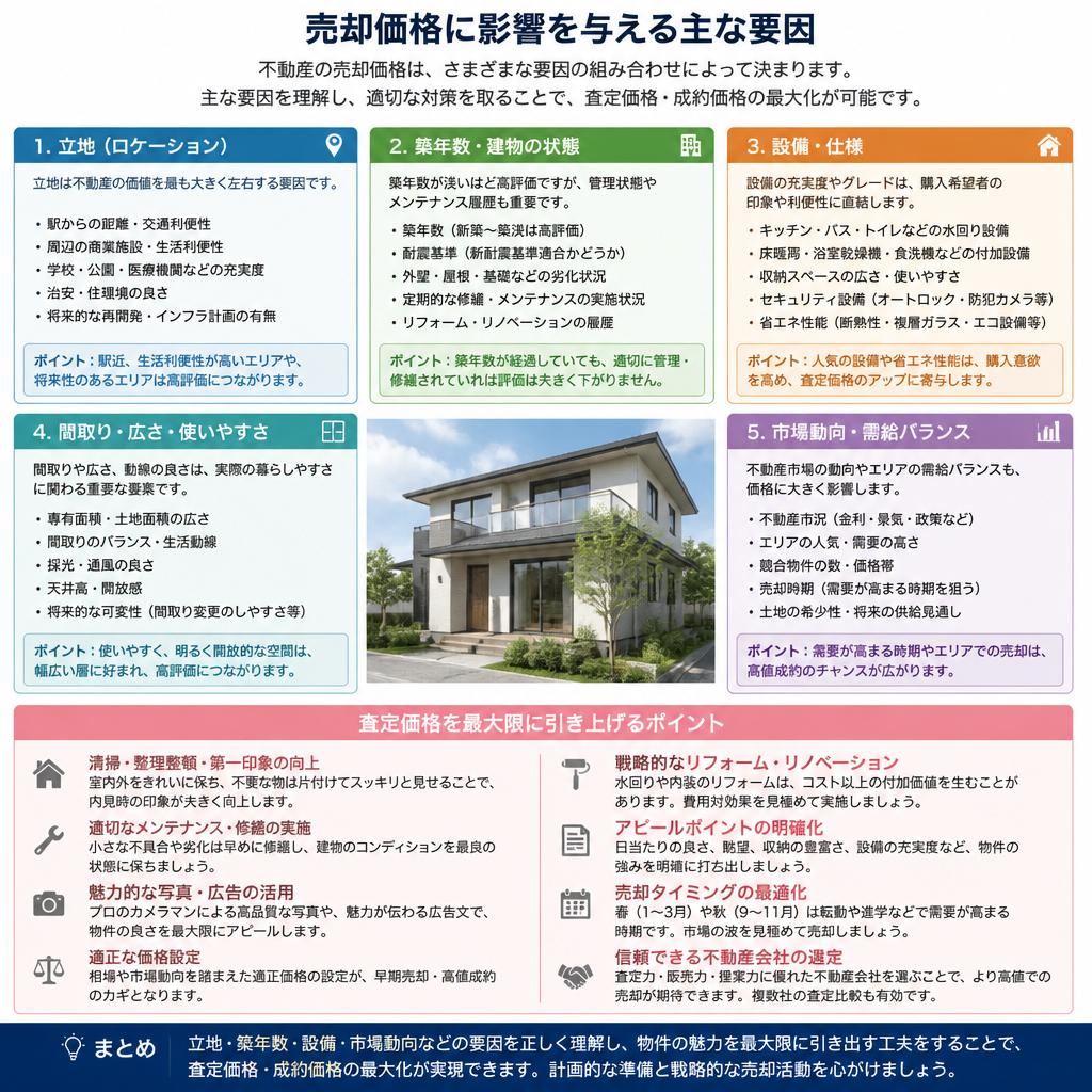 4. 売却価格に影響を与える要因