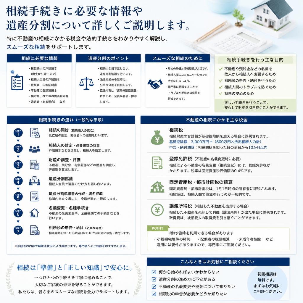 相続と遺産分割の手続き