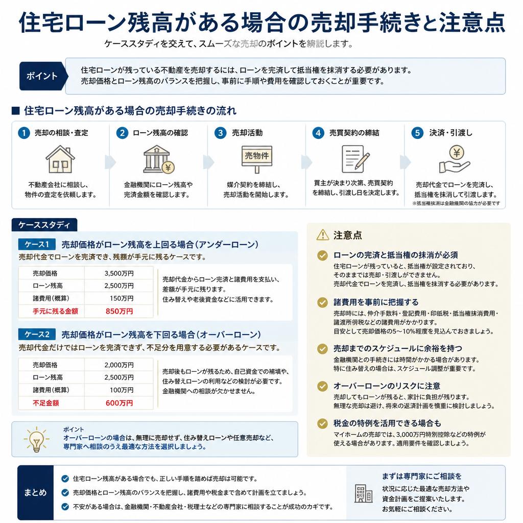 住宅ローンと売却の関係
